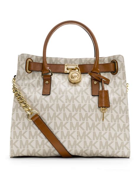 michael kors hamilton luggage tote|michael kors large satchel handbag.